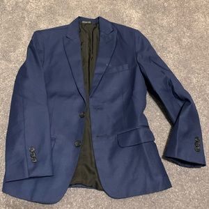 Calvin Klein Navy Blue Suit Seperates Jacket 10R